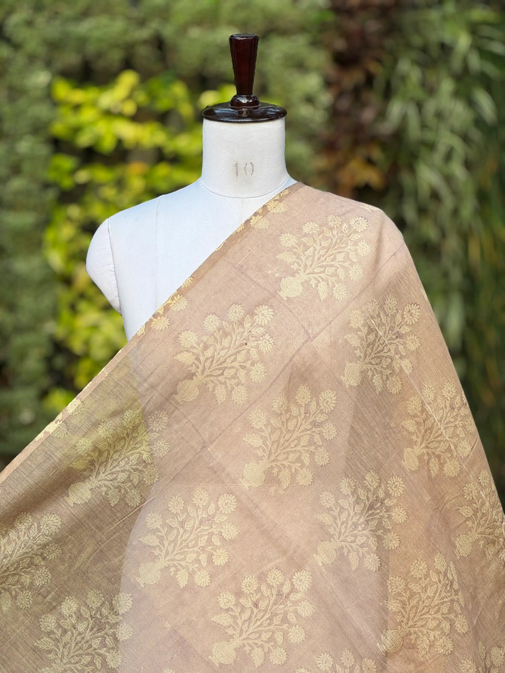 Block-Printed 40gm Banarasi Chanderi Fabric