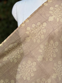 Block-Printed 40gm Banarasi Chanderi Fabric