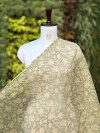 Block-Printed 40gm Banarasi Chanderi Fabric