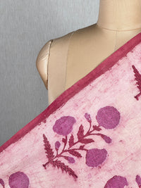 Dabu Vanaspati Handblock Printed Cotton Fabrics
