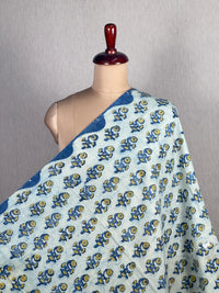Dabu Vanaspati Handblock Printed Cotton Fabrics
