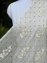 Digital Printed & Embroidered Banarasi Mul Chanderi Fabrics