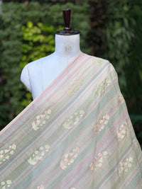 Digital Printed & Embroidered Banarasi Mul Chanderi Fabrics