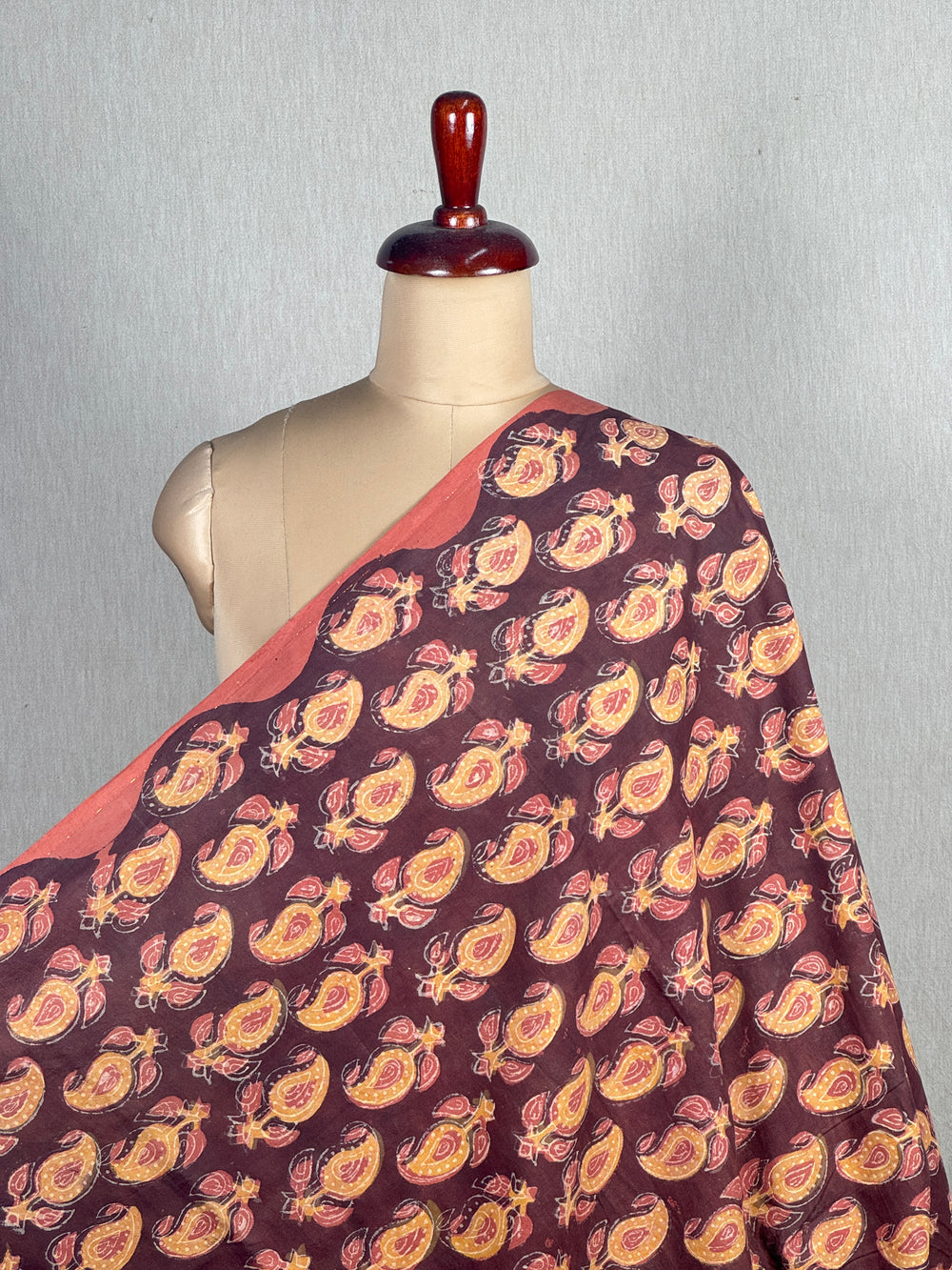 Dabu Vanaspati Handblock Printed Cotton Fabrics