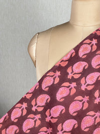 Dabu Vanaspati Handblock Printed Cotton Fabrics