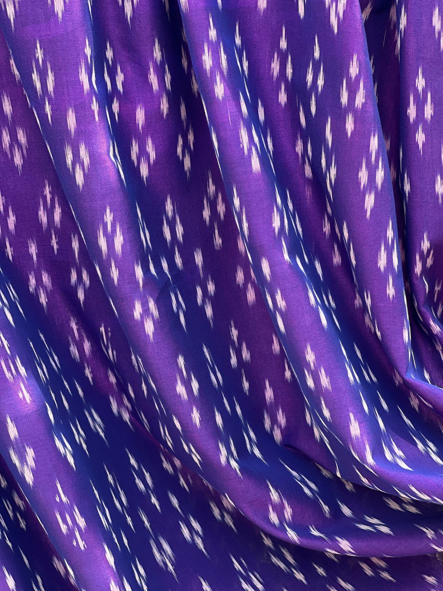 Silk by Cotton Ikat Fabrics