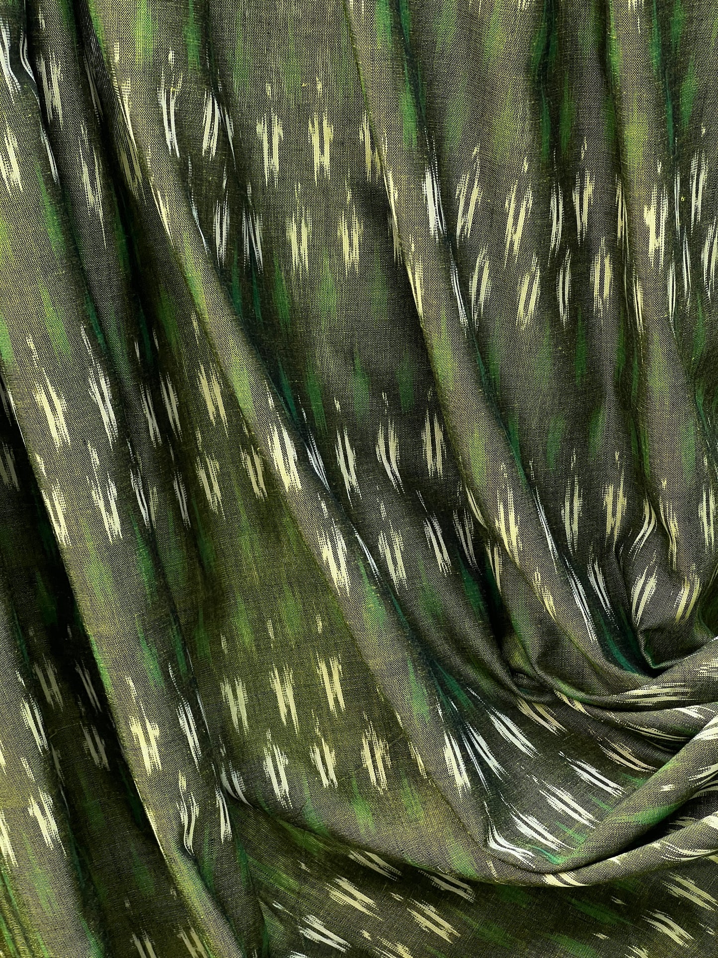 Silk by Cotton Ikat Fabrics