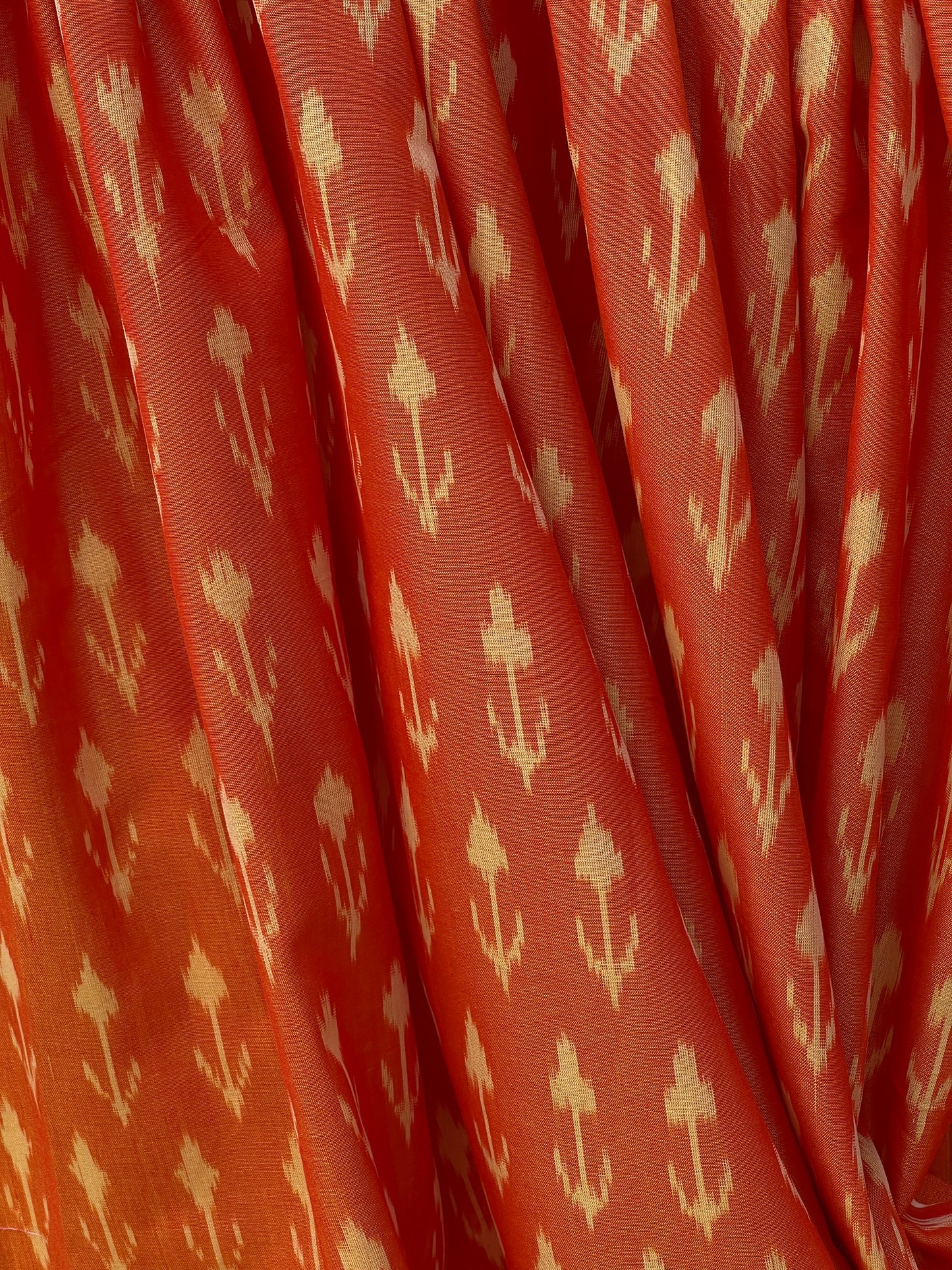 Silk by Cotton Ikat Fabrics