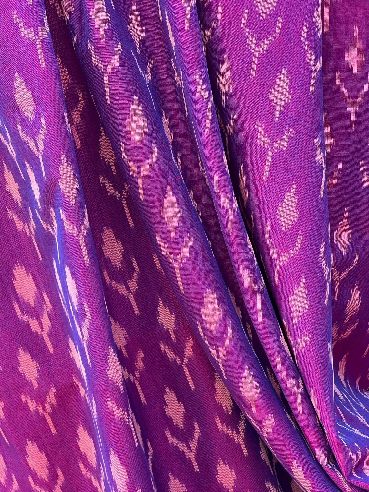 Silk by Cotton Ikat Fabrics