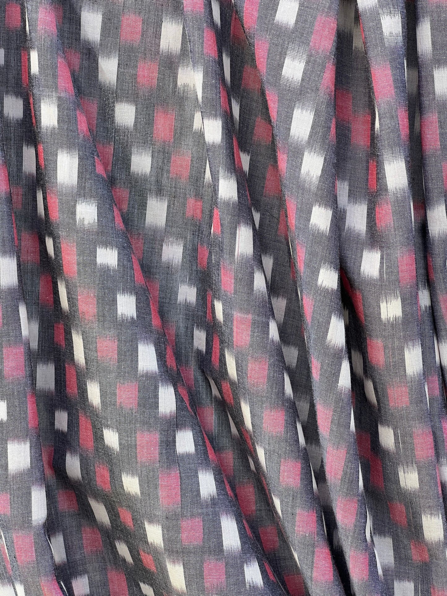 Silk by Cotton Ikat Fabrics