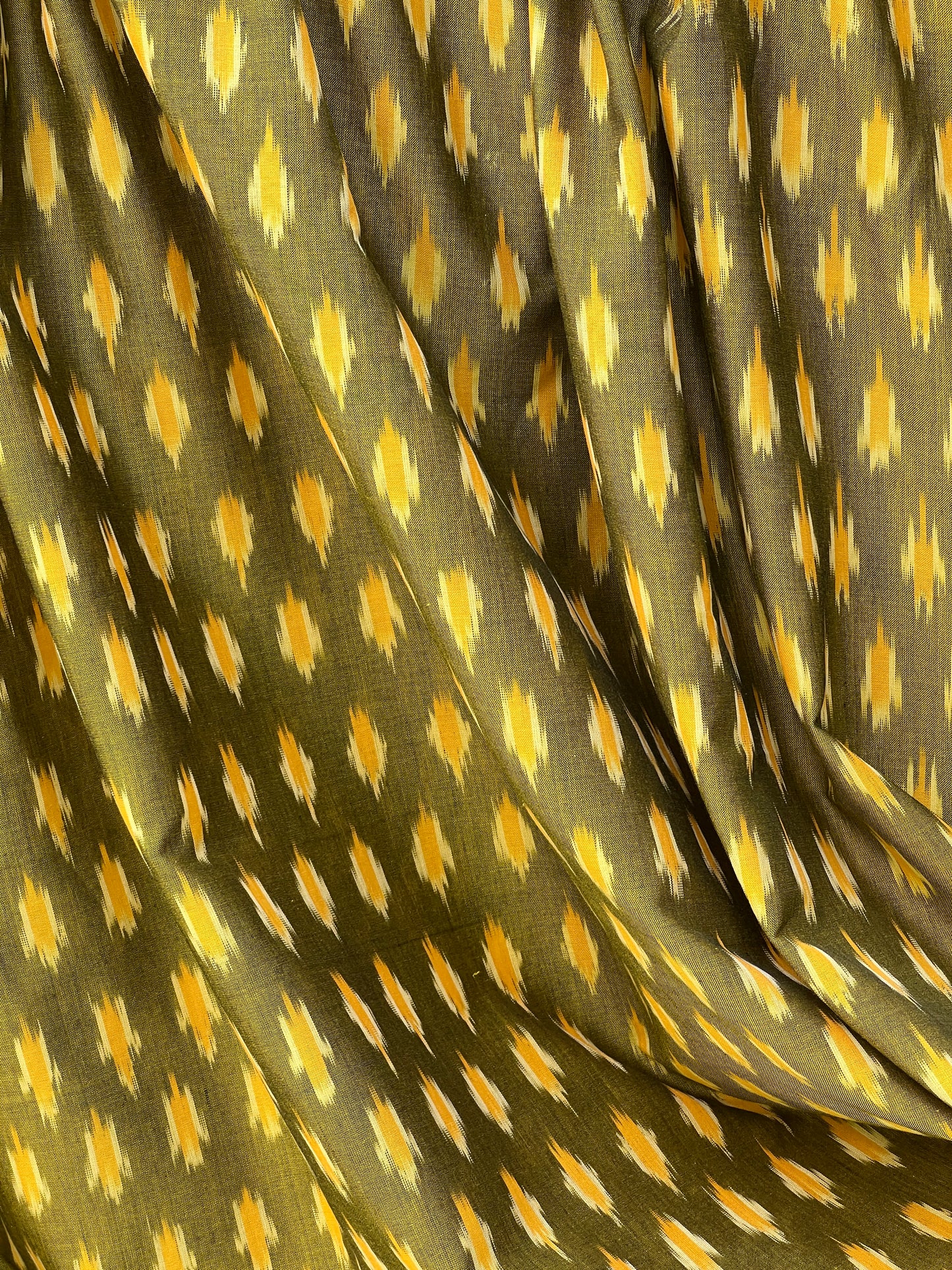 Silk by Cotton Ikat Fabrics