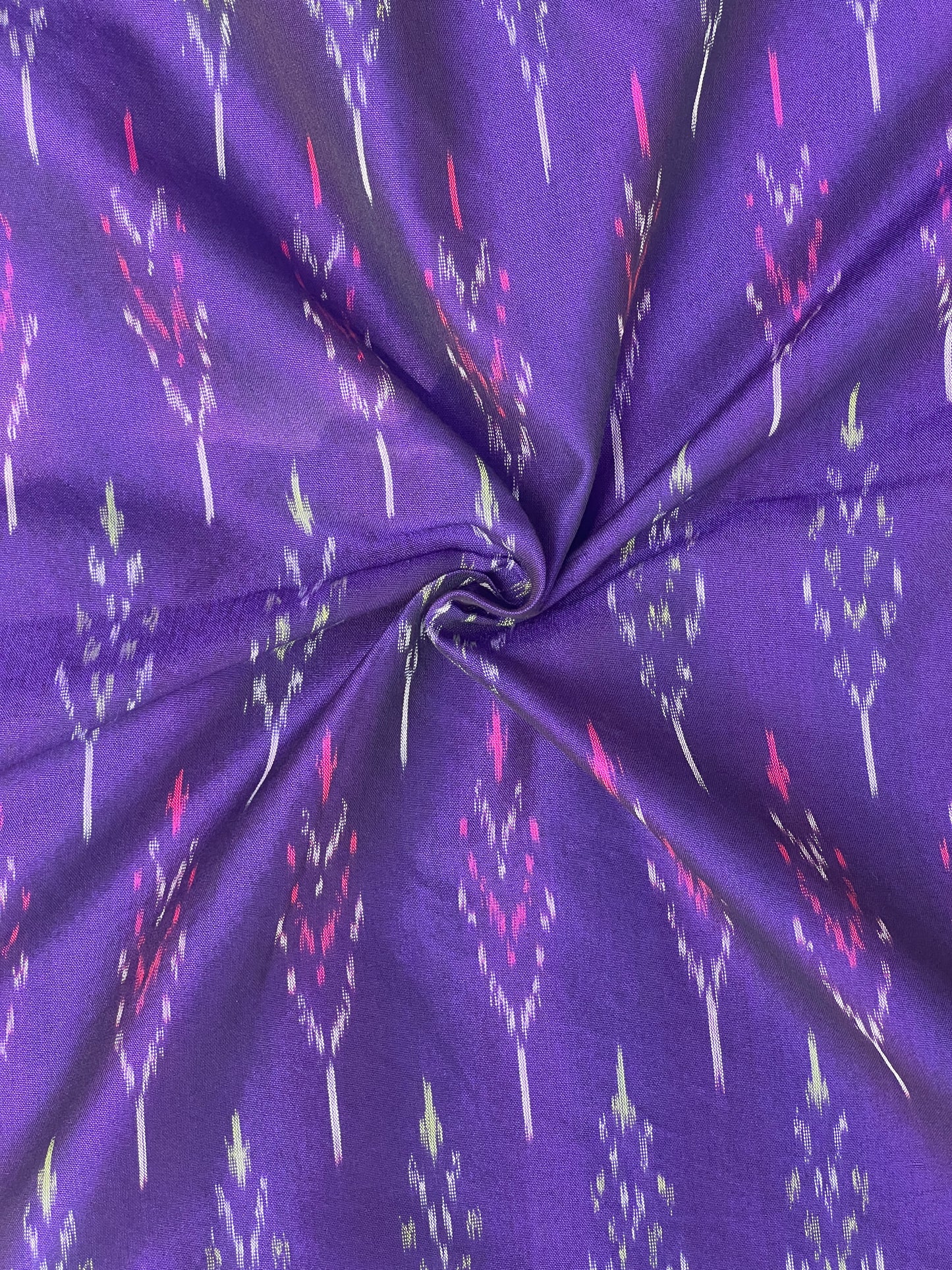 Silk by Cotton Ikat Fabrics