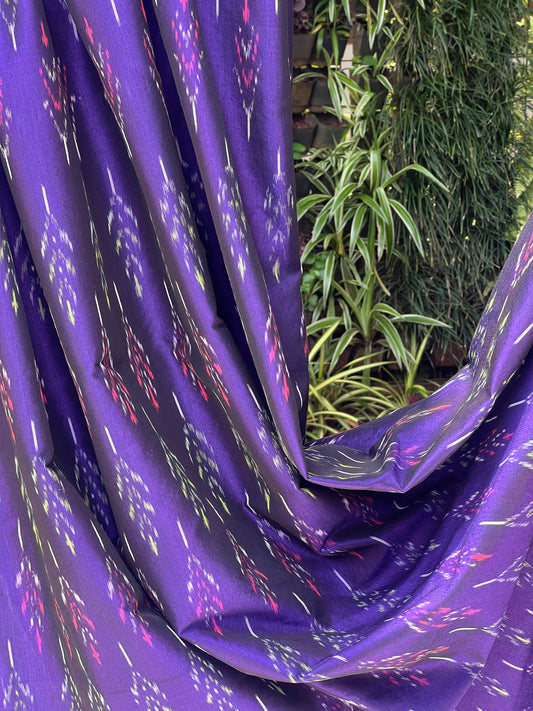 Silk by Cotton Ikat Fabrics