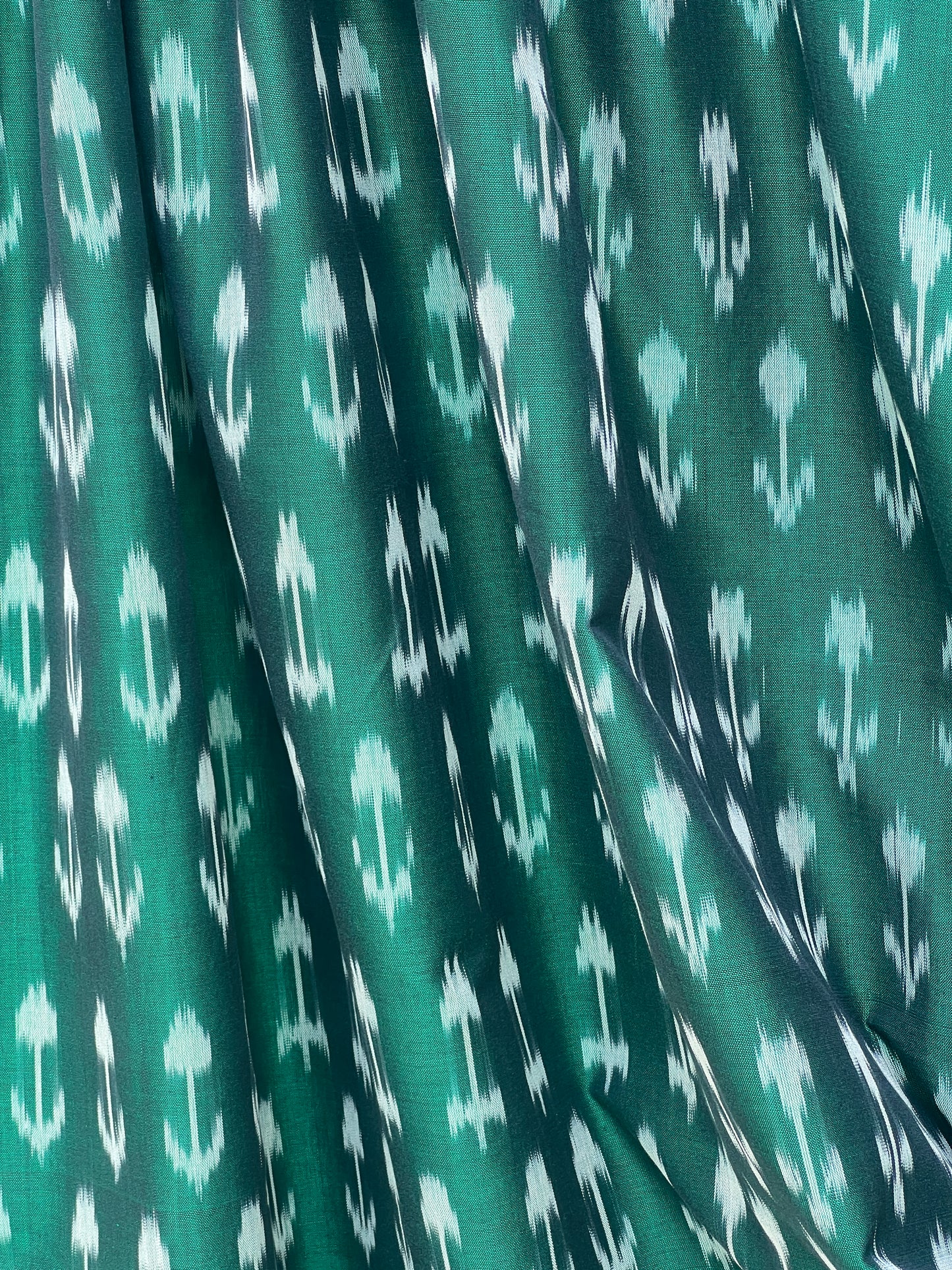 Silk by Cotton Ikat Fabrics