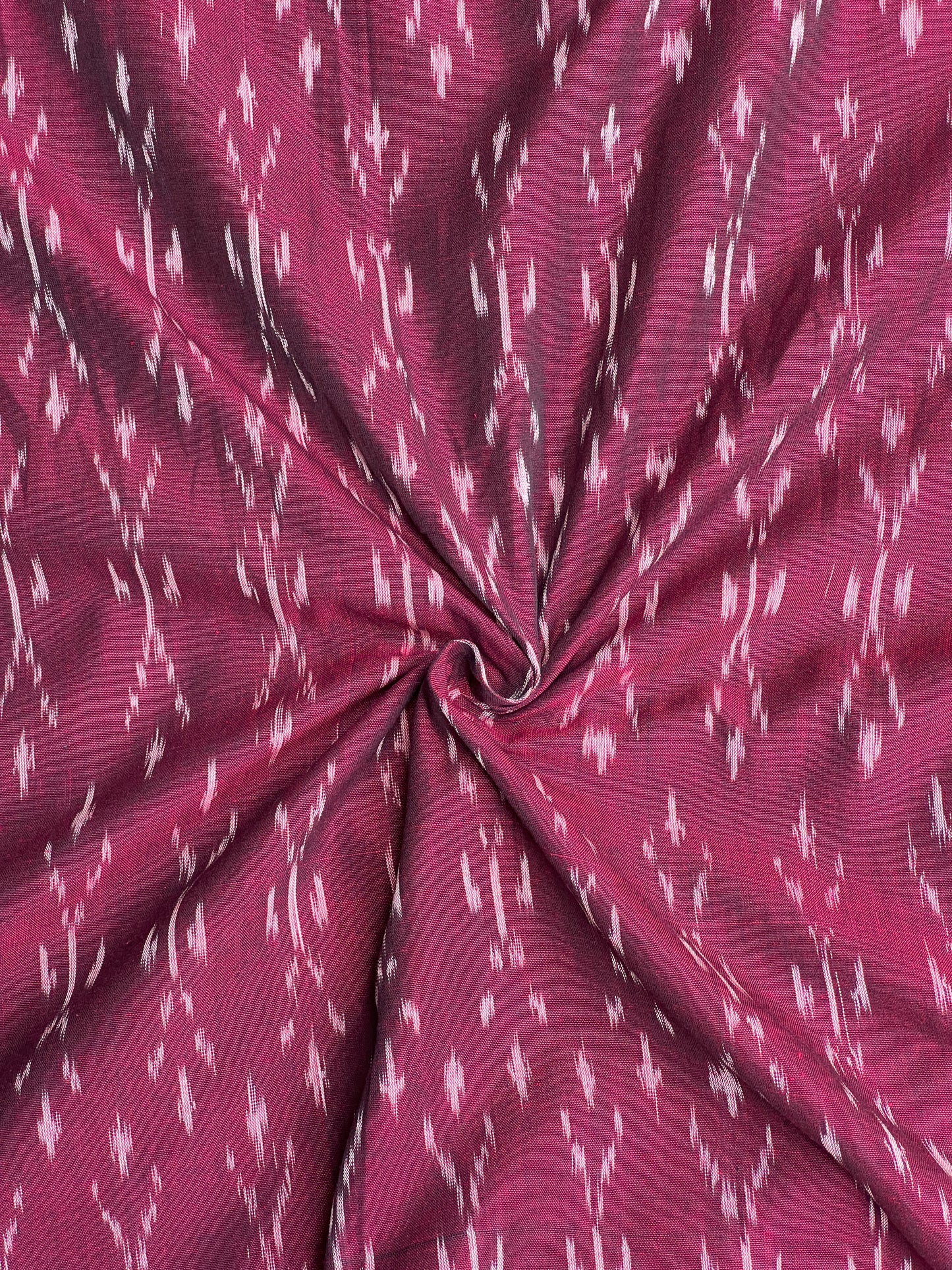 Silk by Cotton Ikat Fabrics