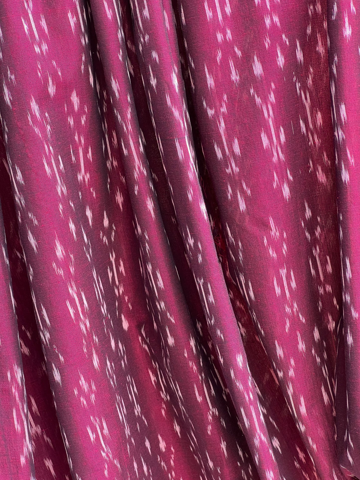 Silk by Cotton Ikat Fabrics