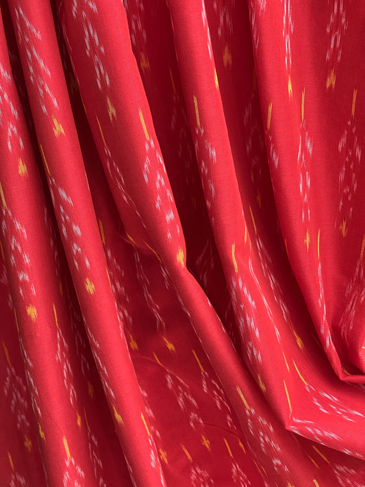 Silk by Cotton Ikat Fabrics