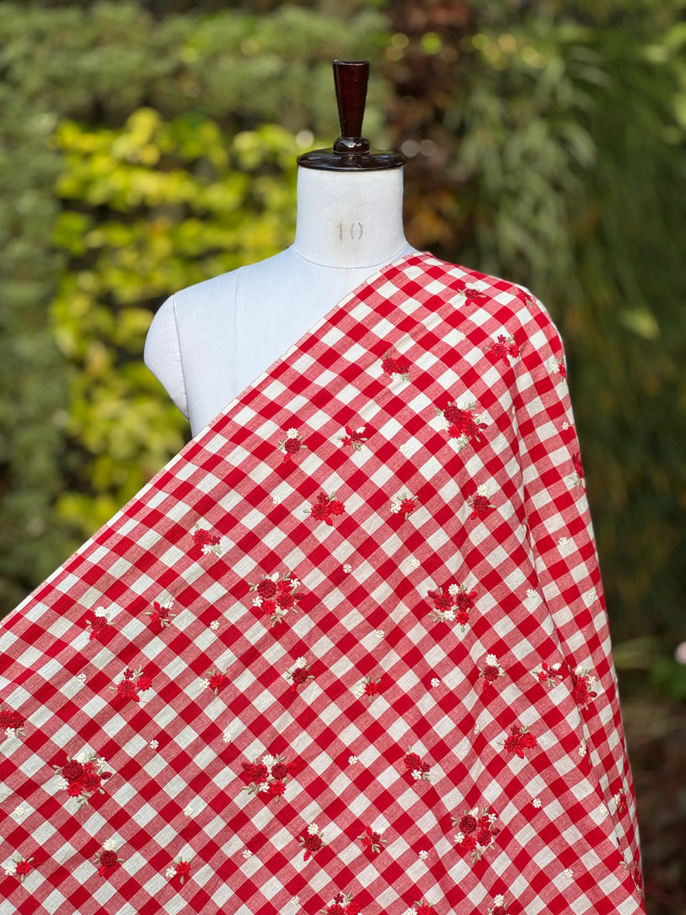 Embroidered Handloom Cotton Fabrics