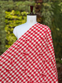 Embroidered Handloom Cotton Fabrics