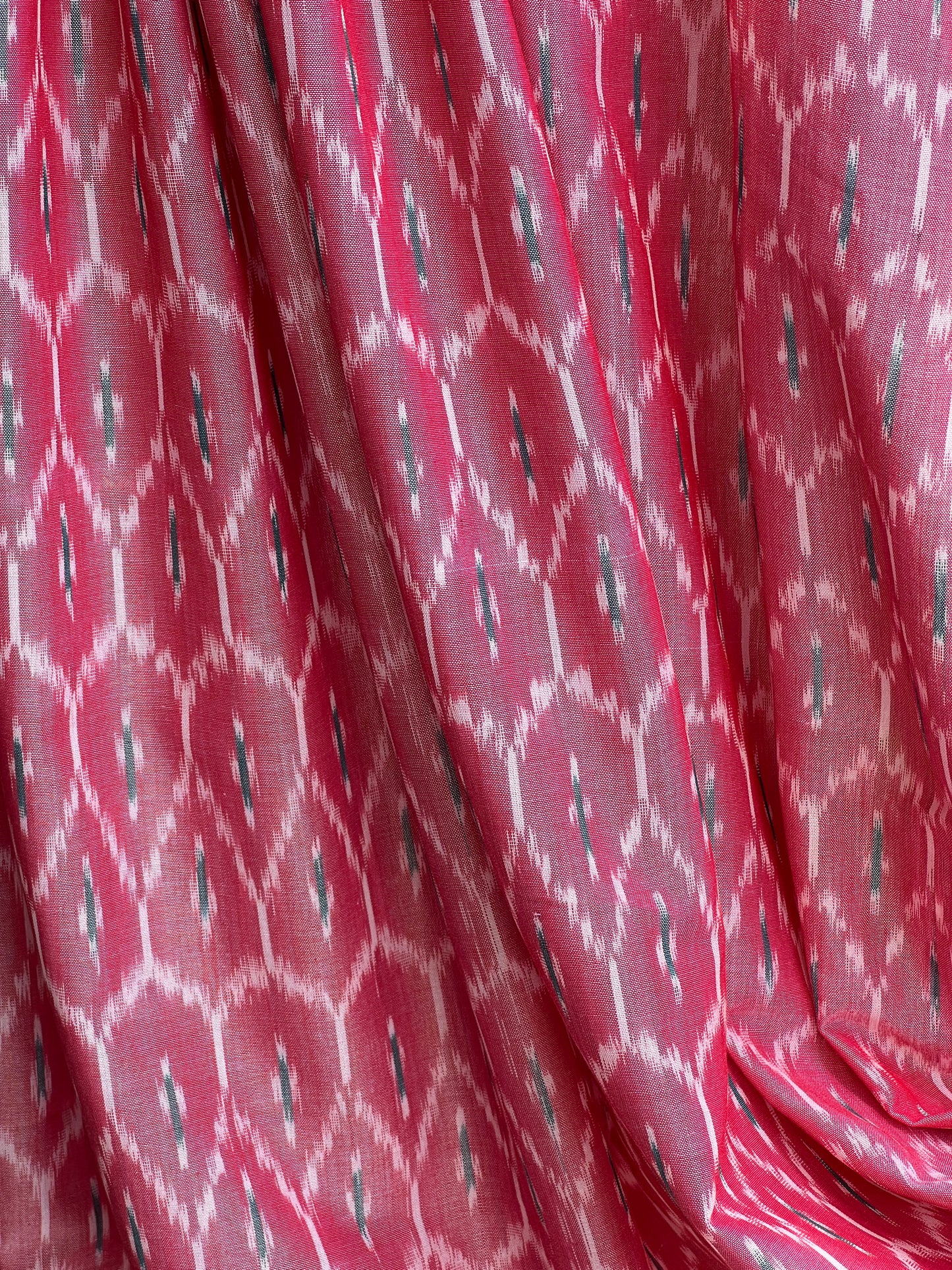Silk by Cotton Ikat Fabrics