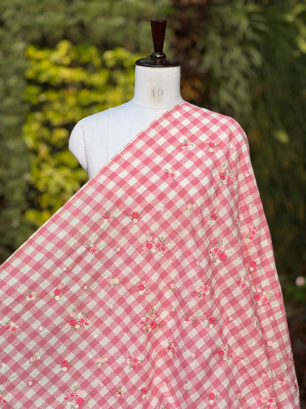 Embroidered Handloom Cotton Fabrics