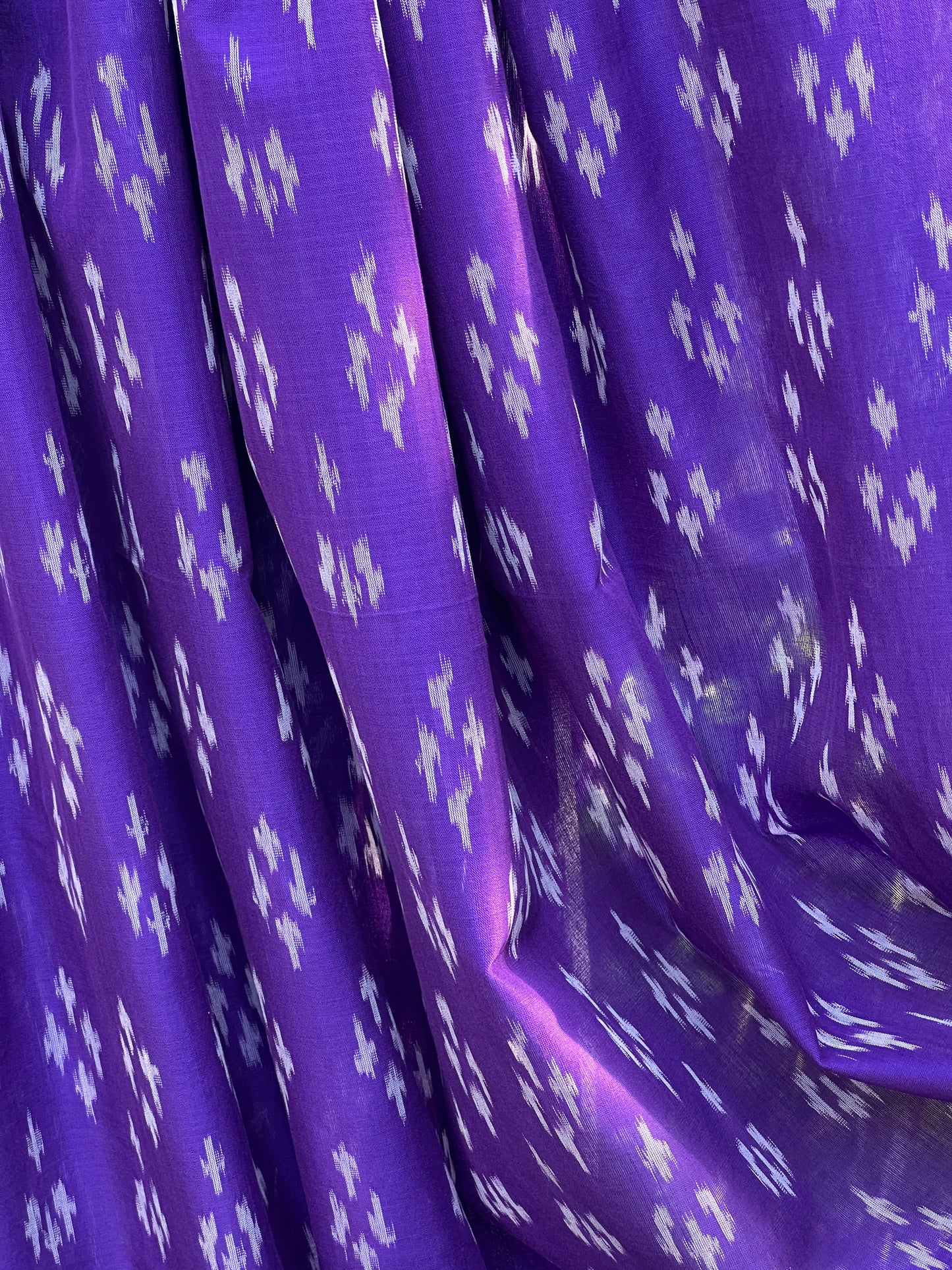 Silk by Cotton Ikat Fabrics