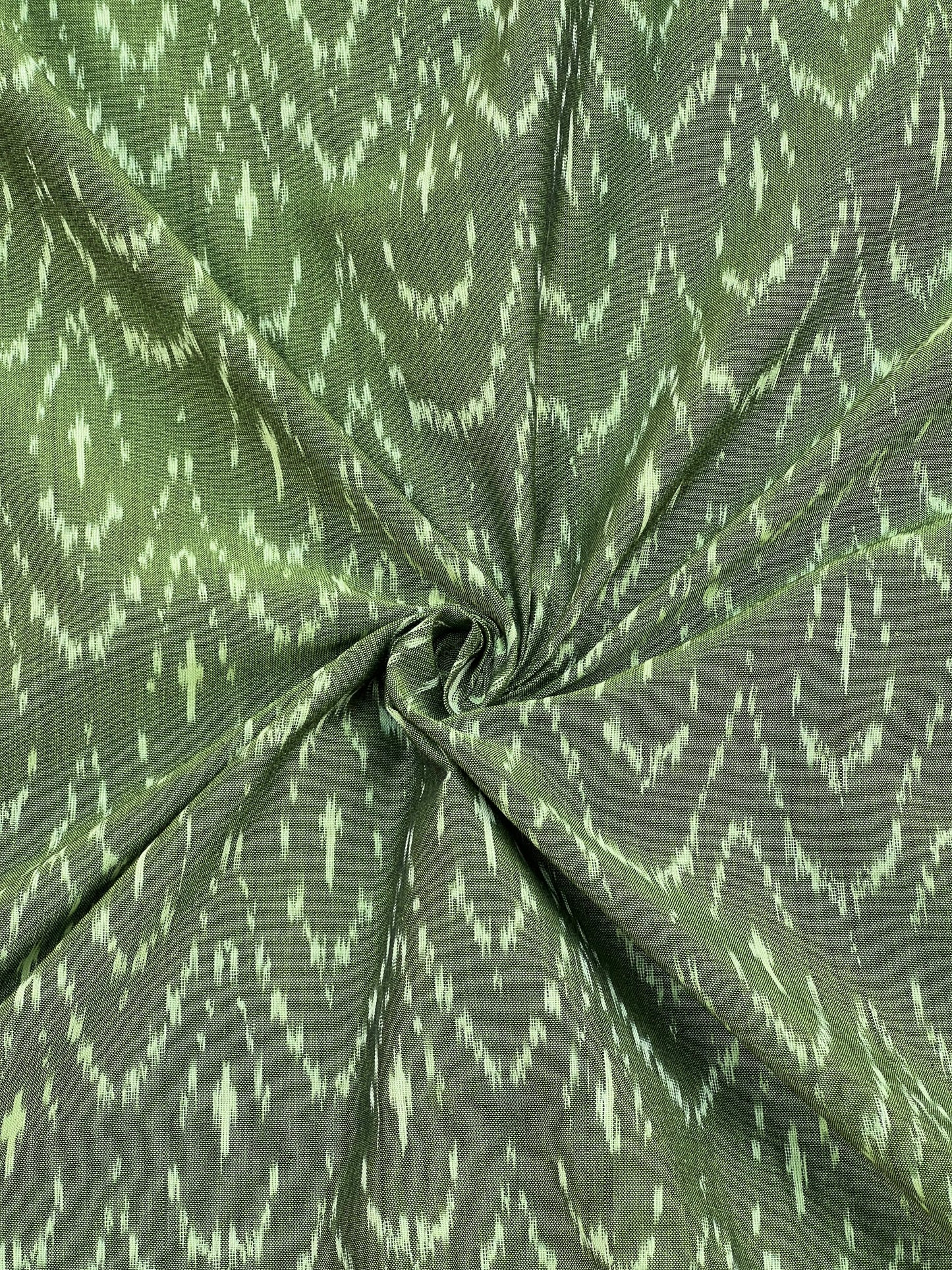 Silk by Cotton Ikat Fabrics
