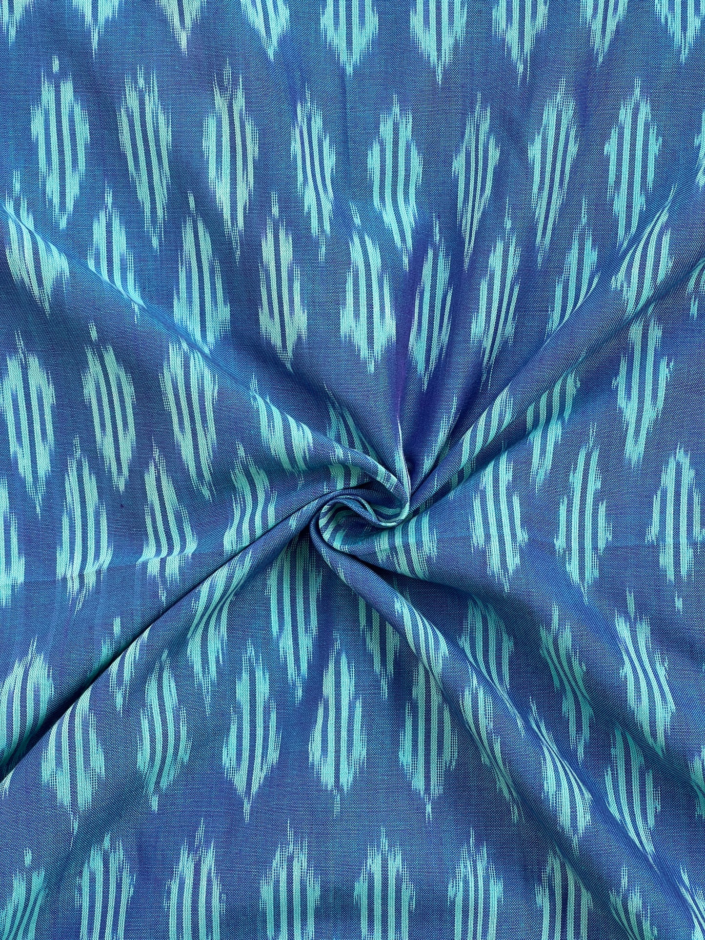 Silk by Cotton Ikat Fabrics