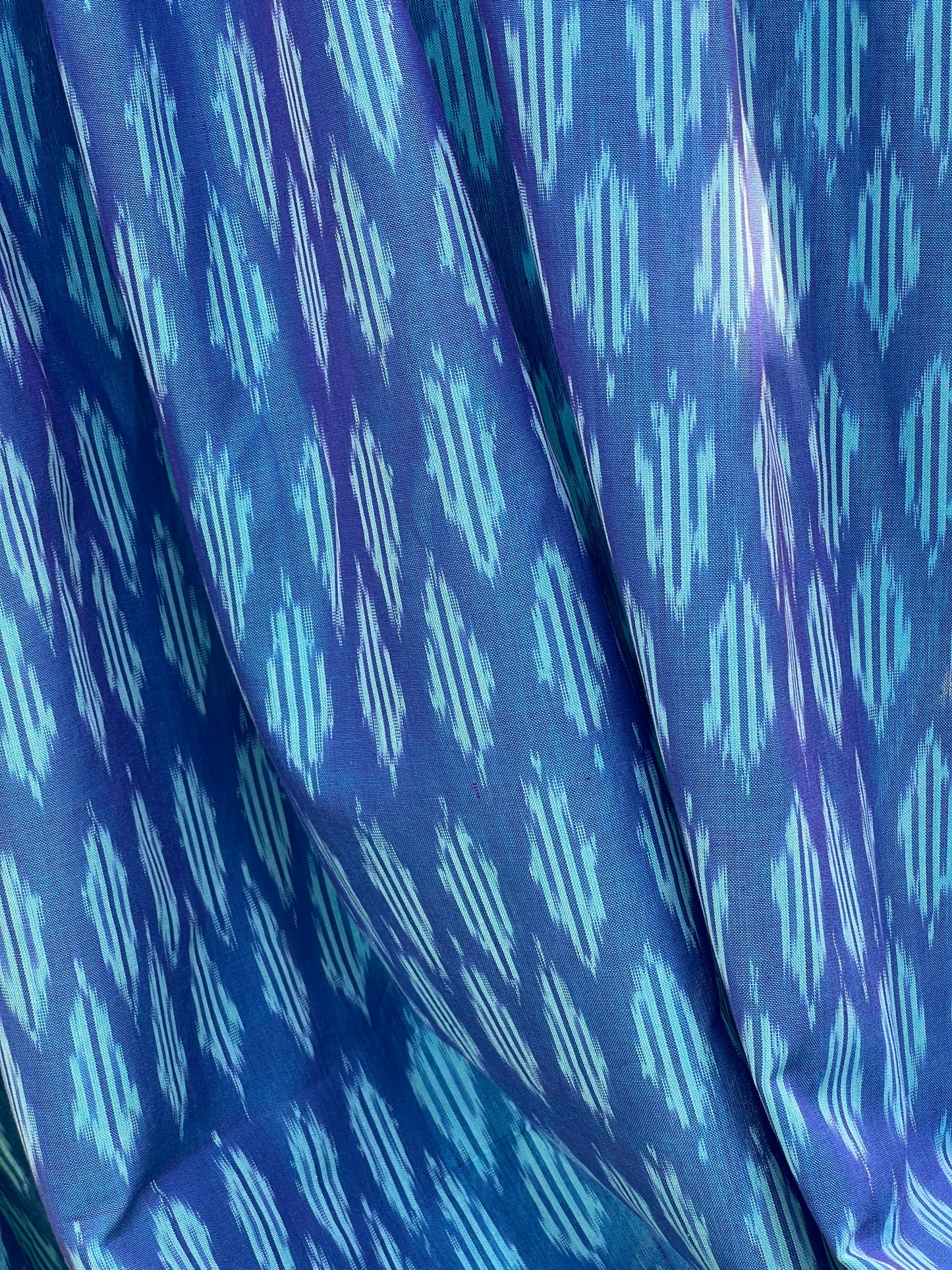 Silk by Cotton Ikat Fabrics