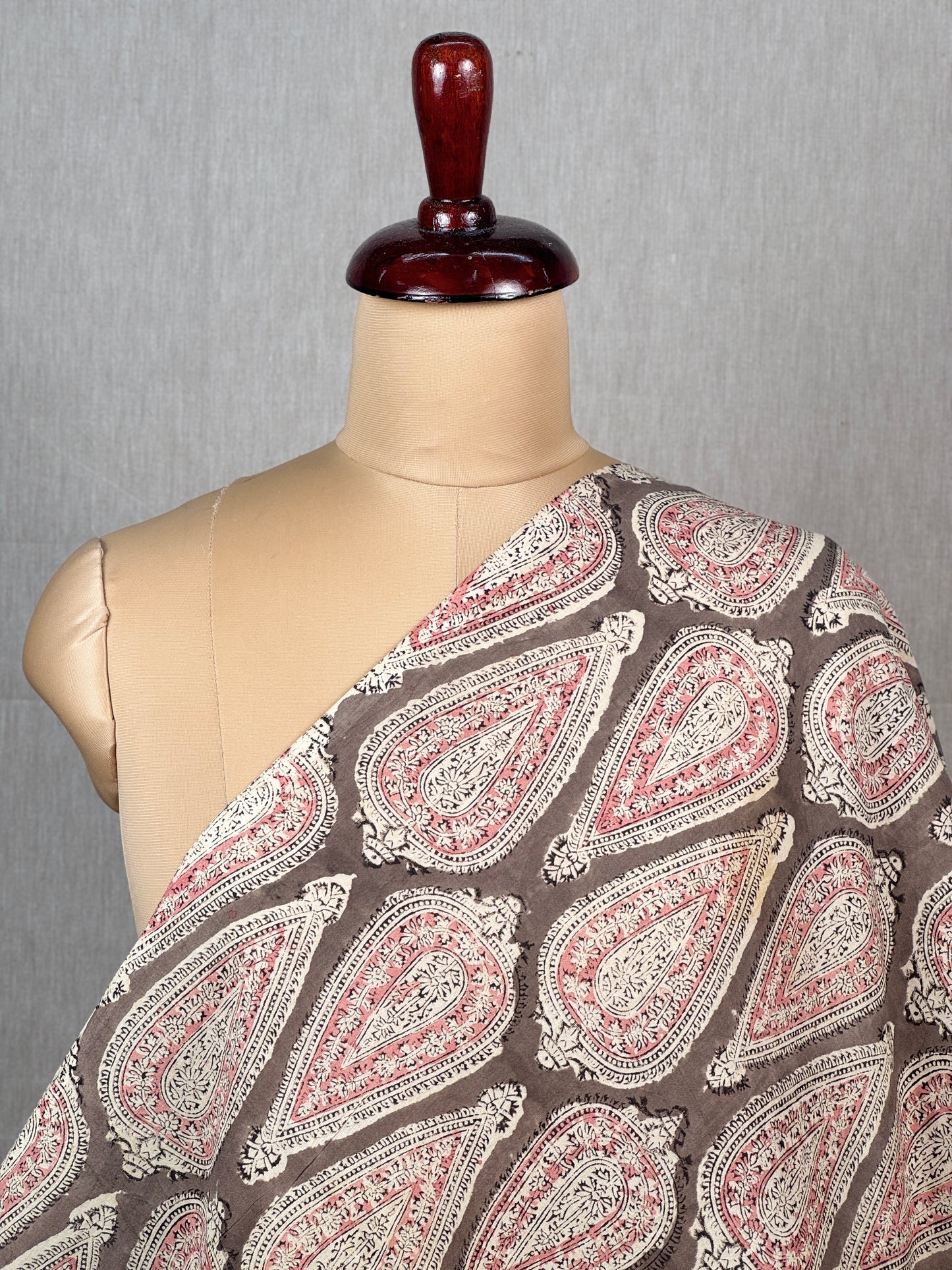 Kalamkari Printed Mulmul Fabric