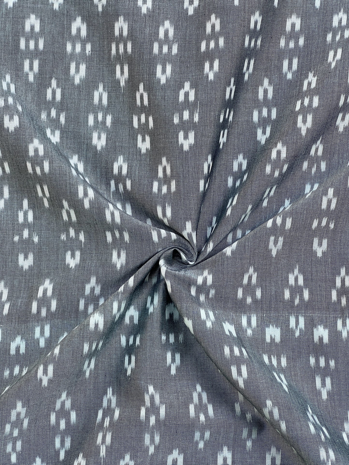 Silk by Cotton Ikat Fabrics