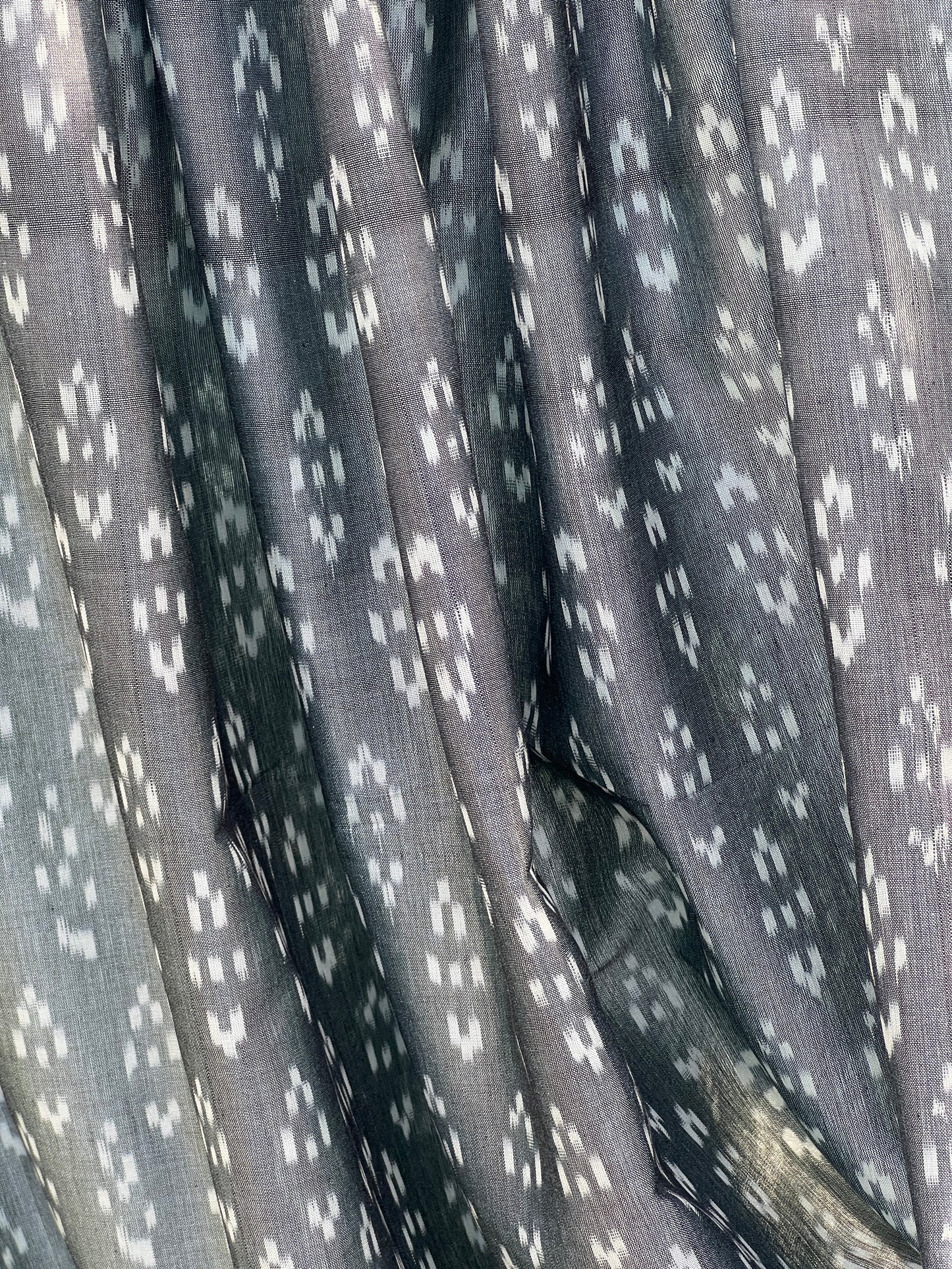 Silk by Cotton Ikat Fabrics