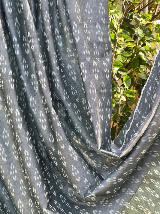 Silk by Cotton Ikat Fabrics