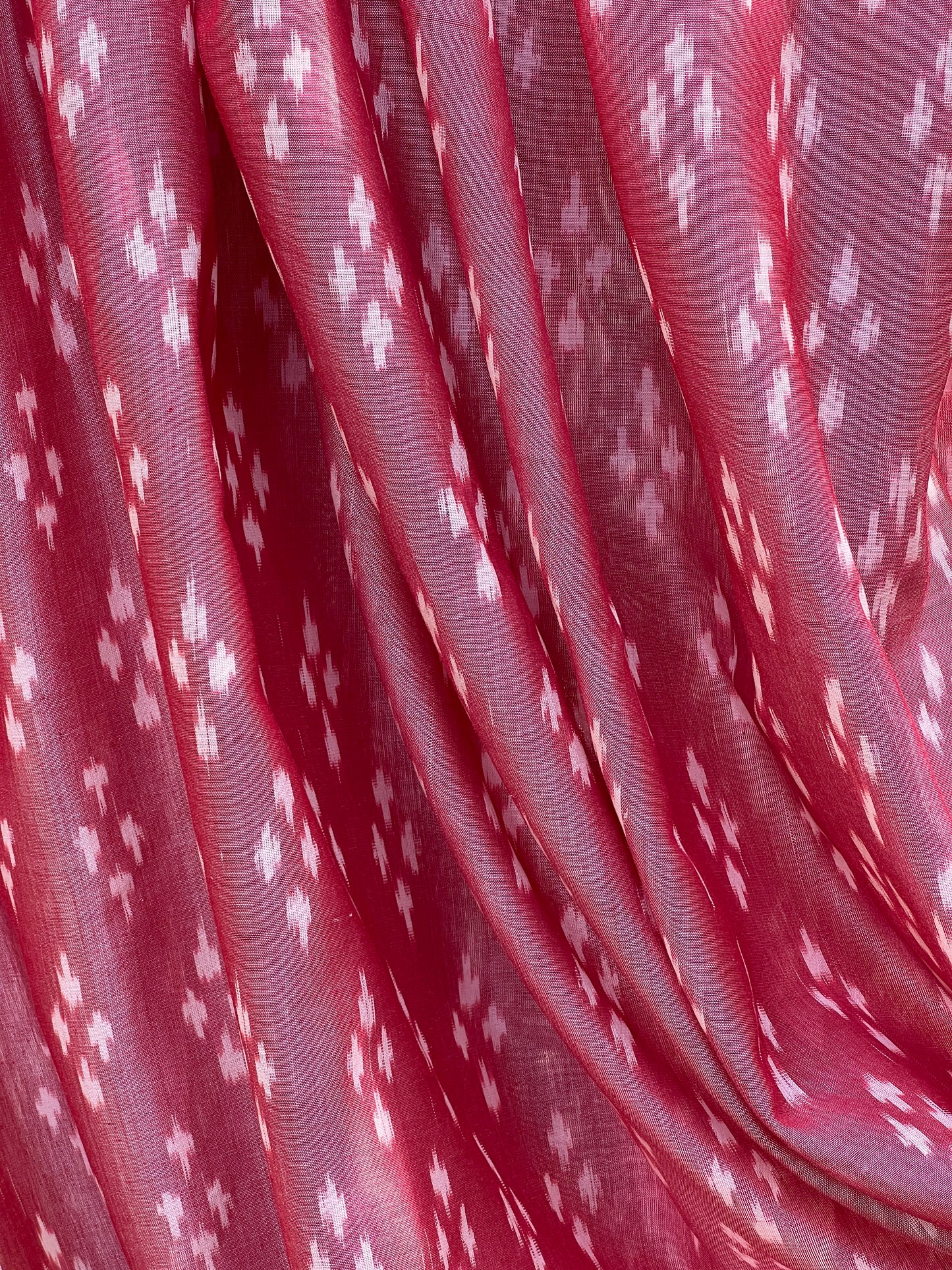 Silk by Cotton Ikat Fabrics