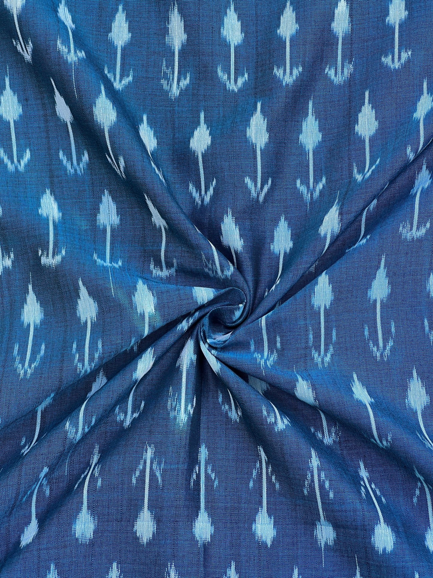 Silk by Cotton Ikat Fabrics