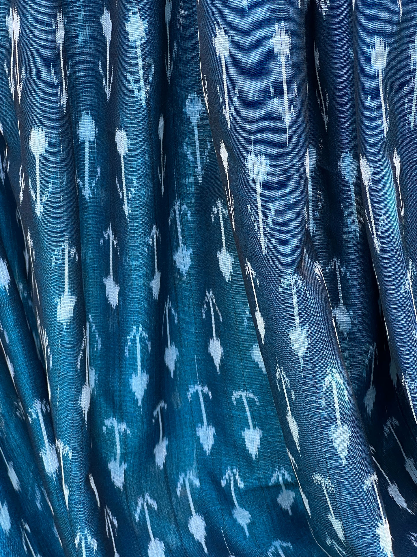 Silk by Cotton Ikat Fabrics