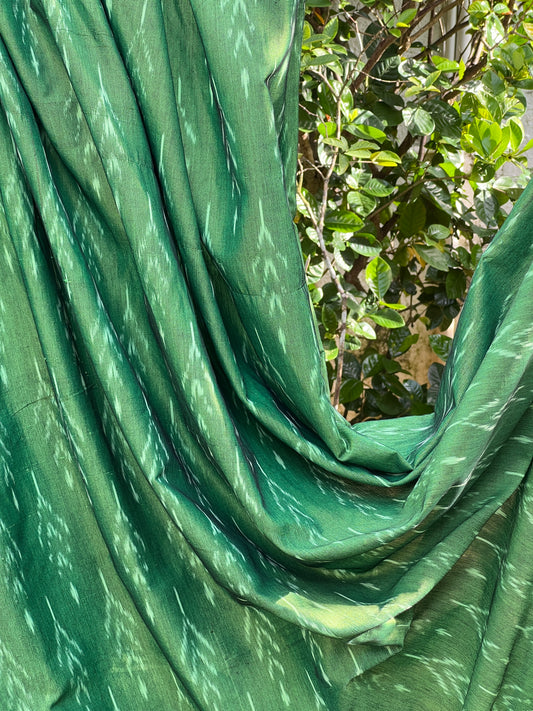 Silk by Cotton Ikat Fabrics