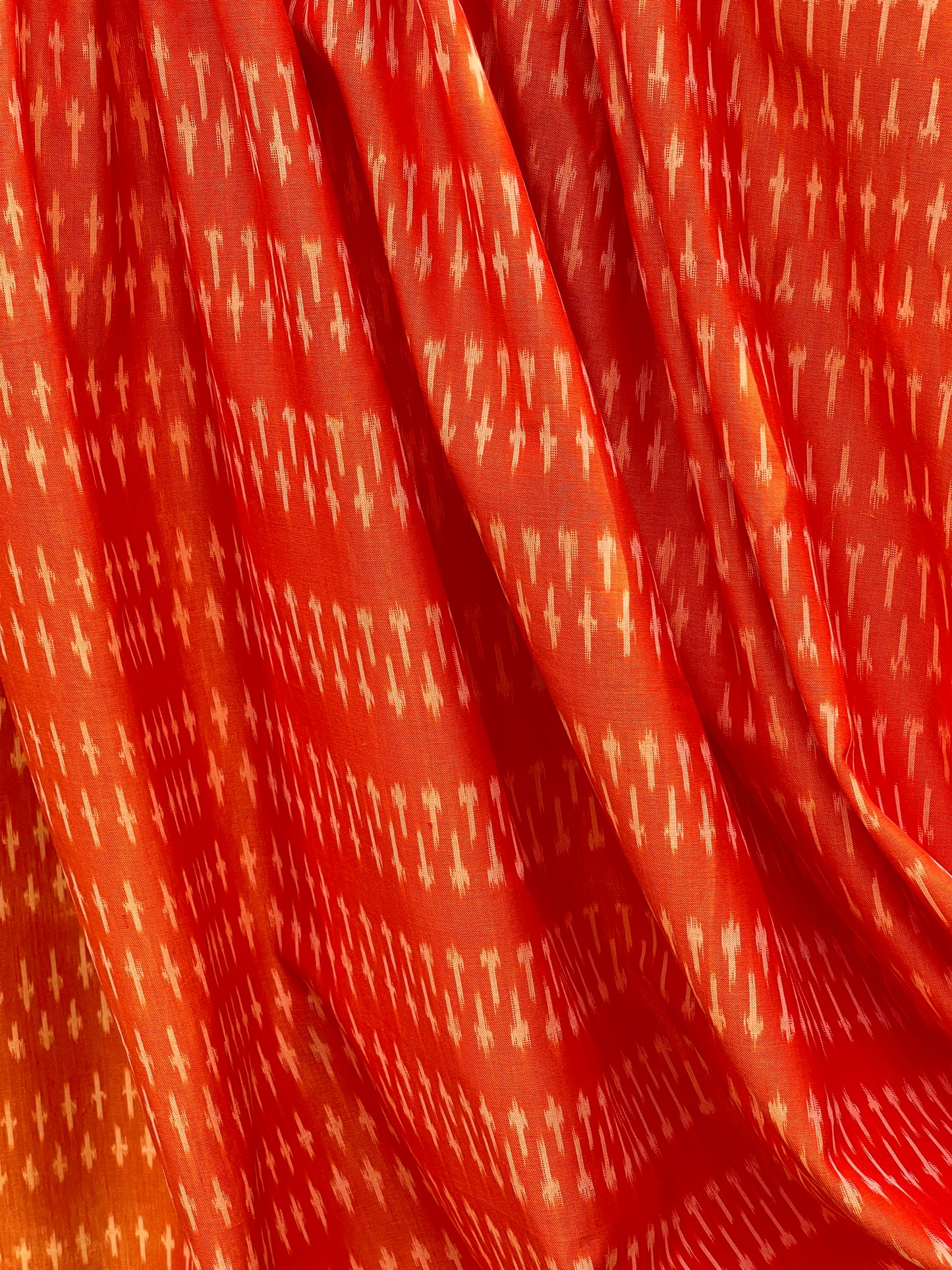 Silk by Cotton Ikat Fabrics
