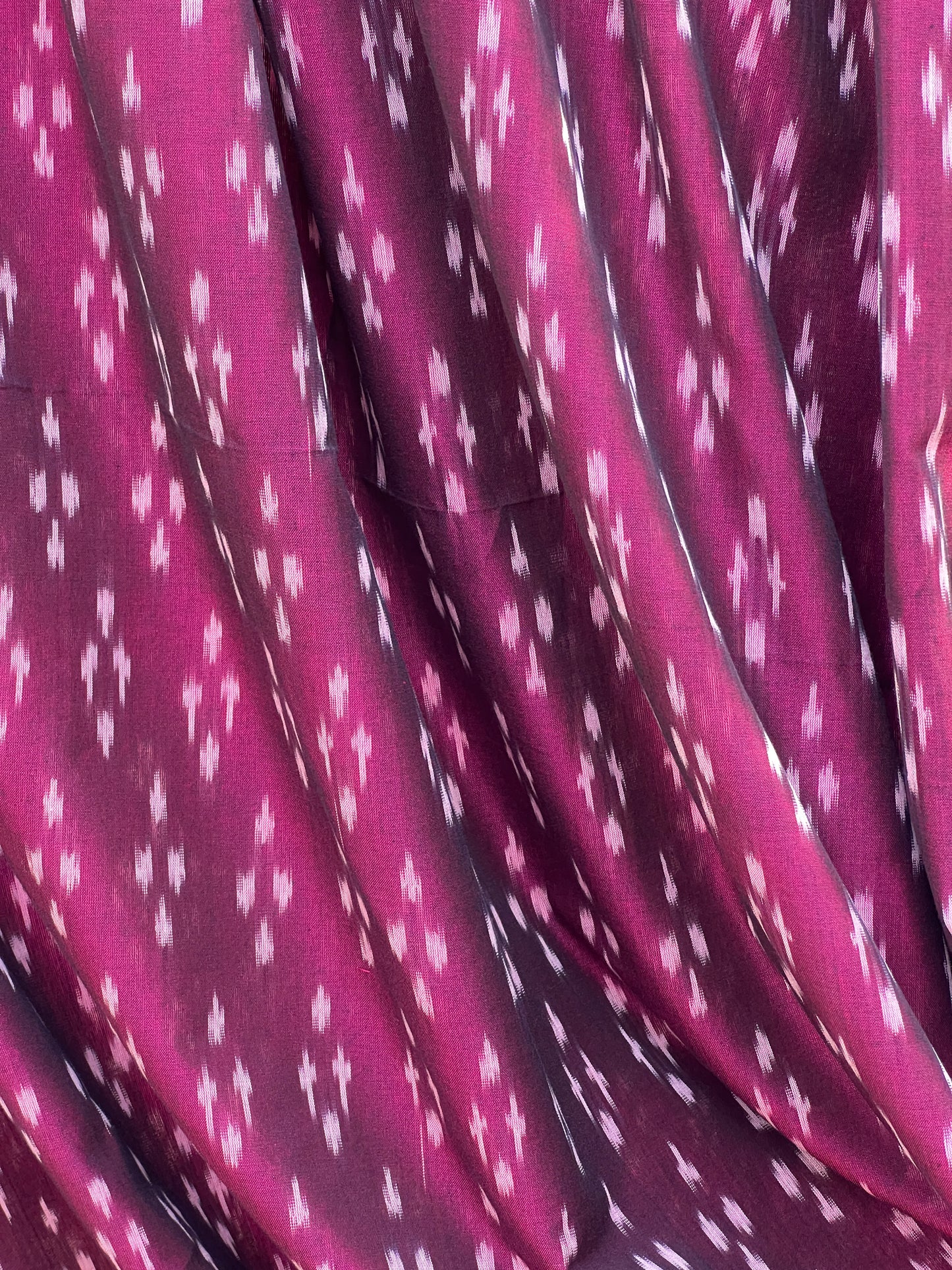 Silk by Cotton Ikat Fabrics