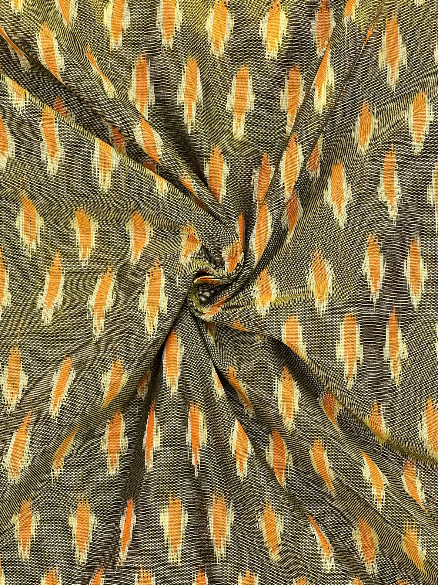 Silk by Cotton Ikat Fabrics