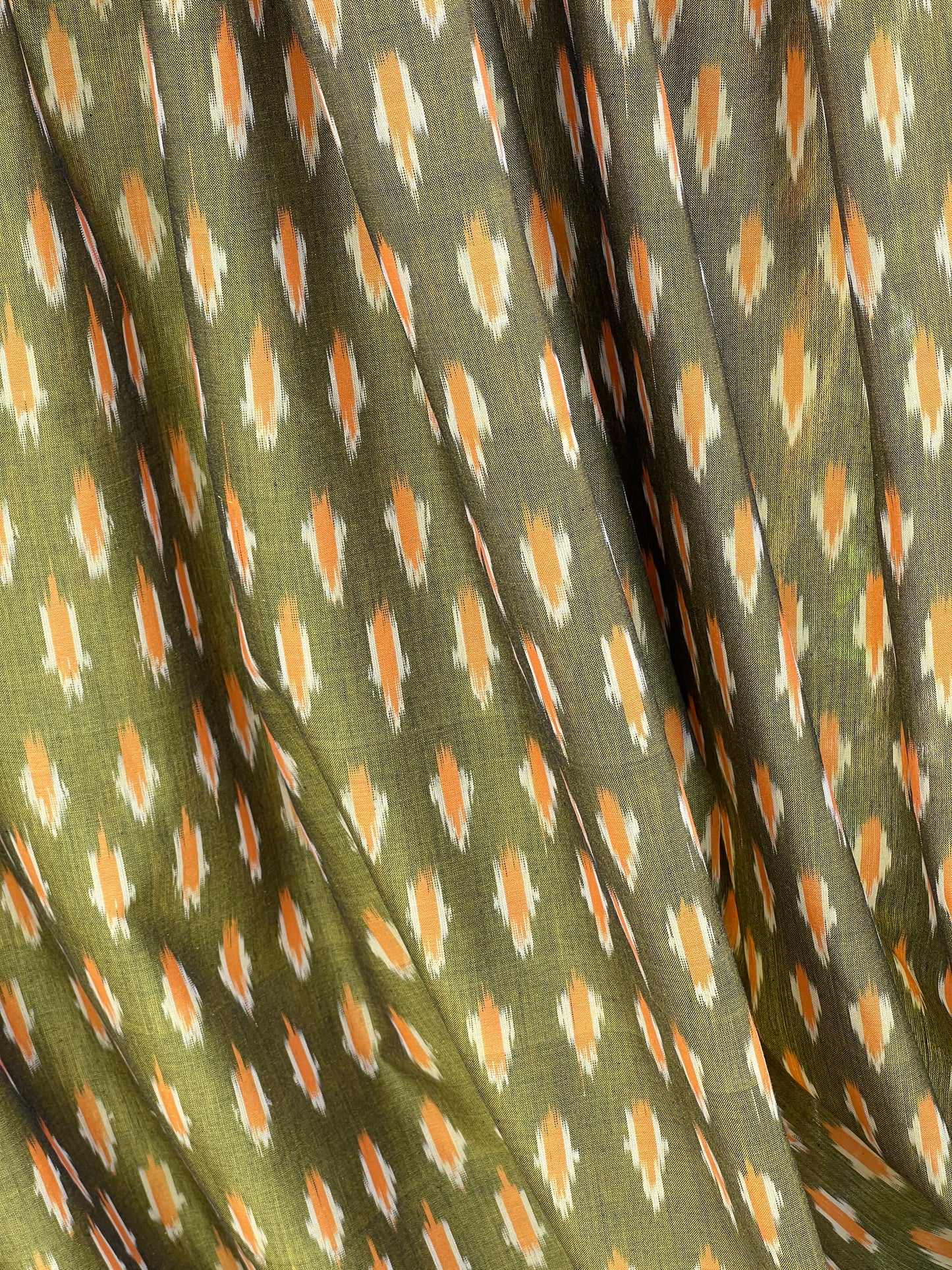 Silk by Cotton Ikat Fabrics