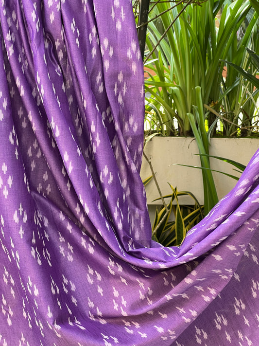 Silk by Cotton Ikat Fabrics