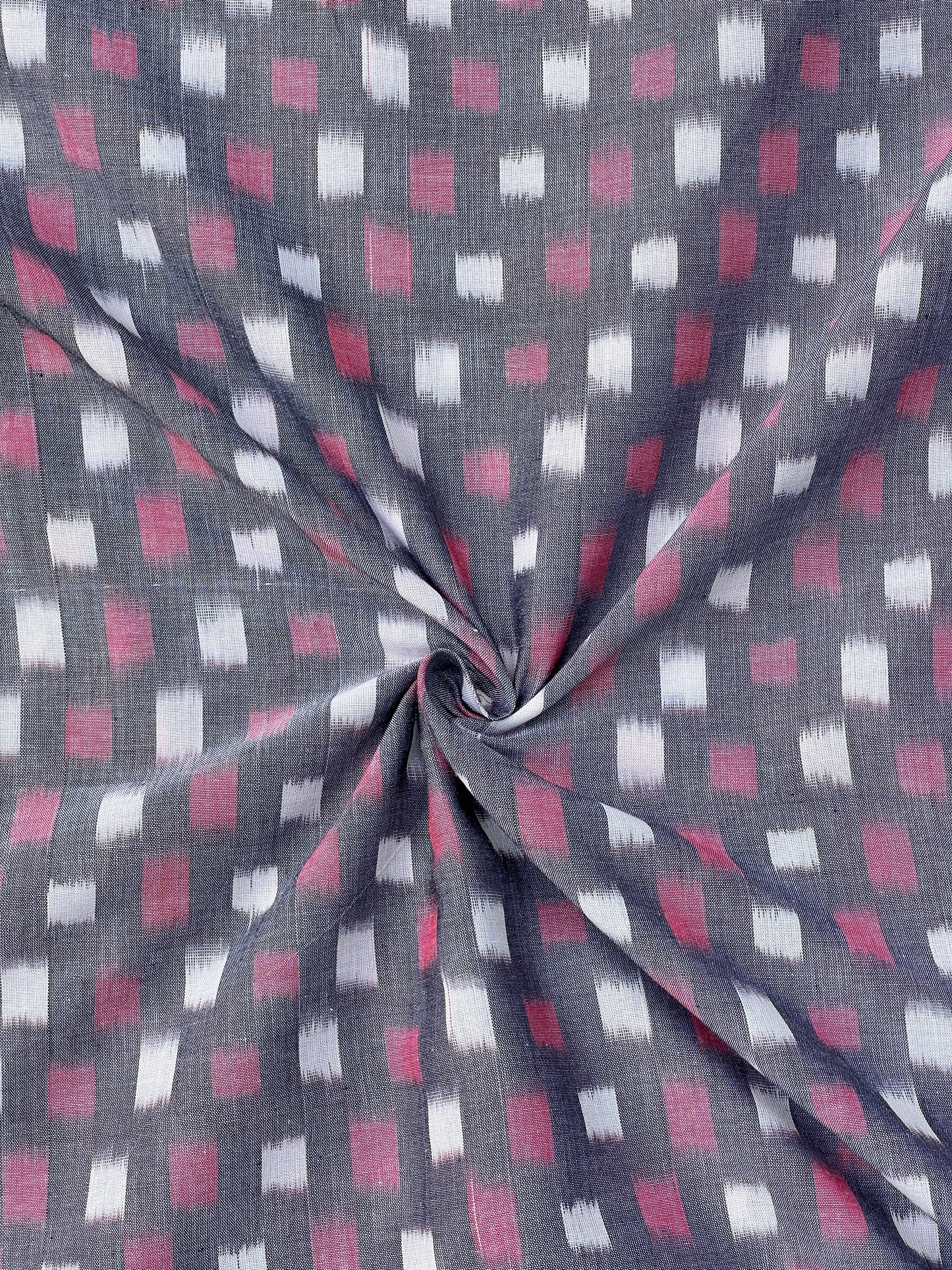 Silk by Cotton Ikat Fabrics
