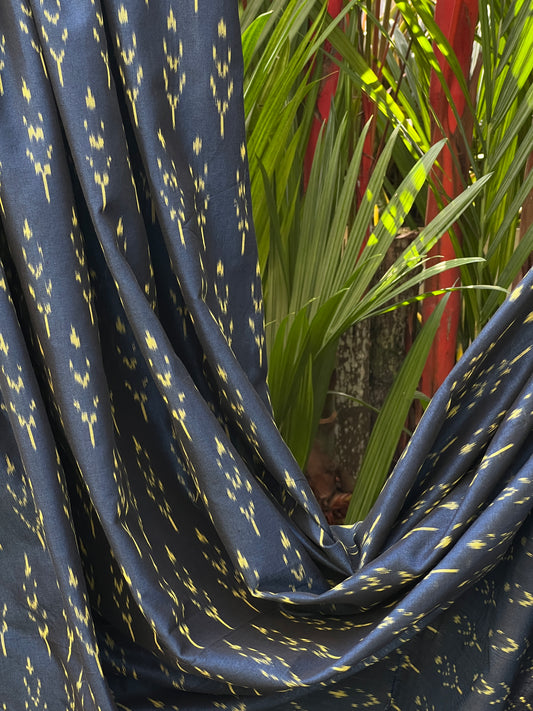 Silk by Cotton Ikat Fabrics