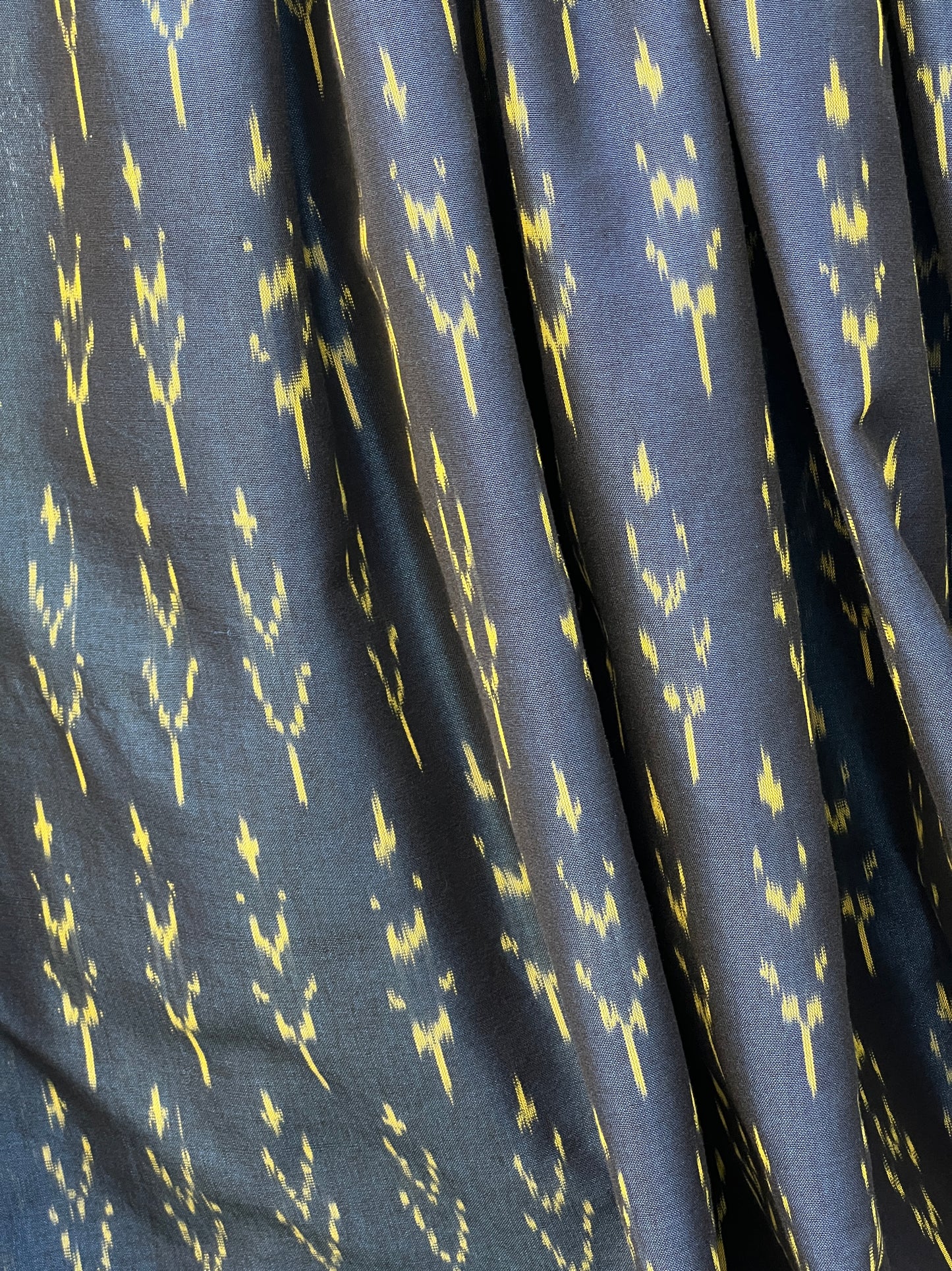 Silk by Cotton Ikat Fabrics