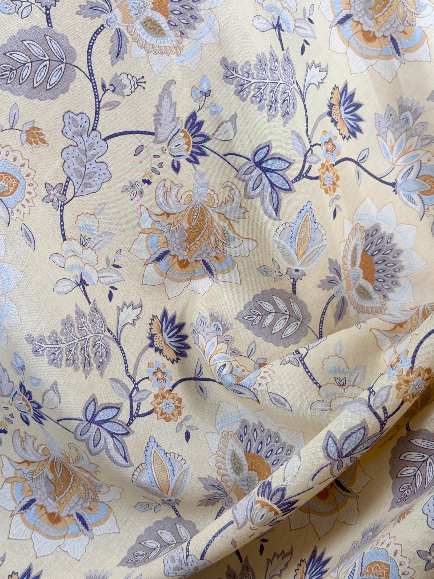 Printed Voile Cotton  Fabric