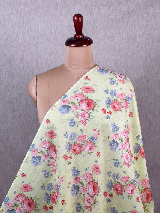 Printed Voile Cotton  Fabric