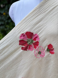 Embroidered 40 gm Banarasi Chanderi Fabric