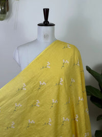 Embroidered  40 Lee Gauze Linen Fabric