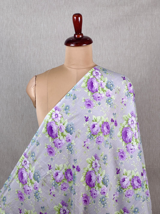Printed Voile Cotton  Fabric